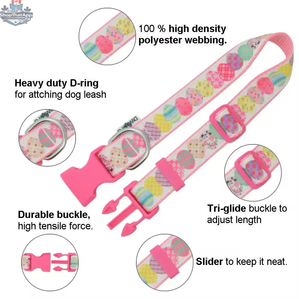 Easter Dog Collar – Festive Luxury Pet Accessory for Your Furry Friend - Shopthatapp.ca