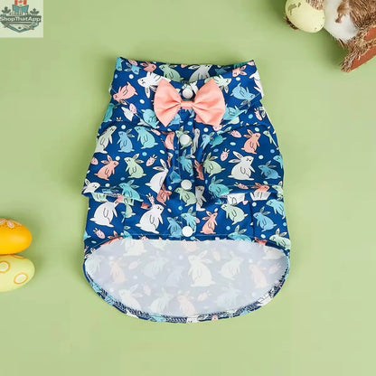 Easter Bunny Dog Shirt – Stylish Festive Luxury Shirt for Dogs - Shopthatapp.ca