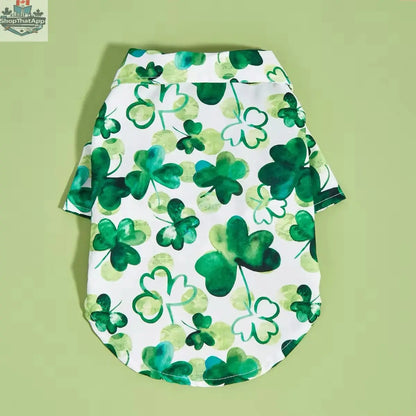 Saint Patrick's Day Dog Shirt - Adorable Festive Holiday Pet Tee for Your Furry Friend - Shopthatapp.ca