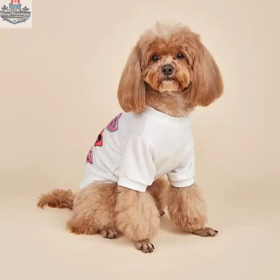 Valentine's Dog Shirt - Adorable Hearts Pet Tee for Your Furry Valentine - Shopthatapp.ca
