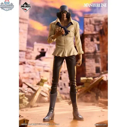 Doki Doki Land One Piece Kuzan Ichibansho Masterlise Legendary Hero collectible figurine on display.