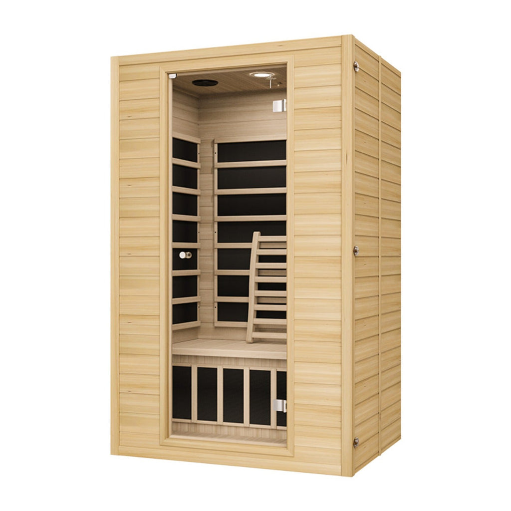 Blisspod | Vienna | Far Infrared Sauna Canadian Hemlock Very Low EMF Sauna, 7 Heaters – 3 Persons - Www.Shopthatapp.ca