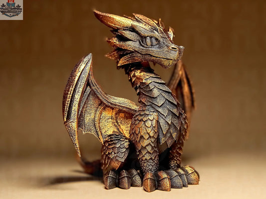 Upright Sitting Dragon - Dragons Series - Shopthatapp.ca
