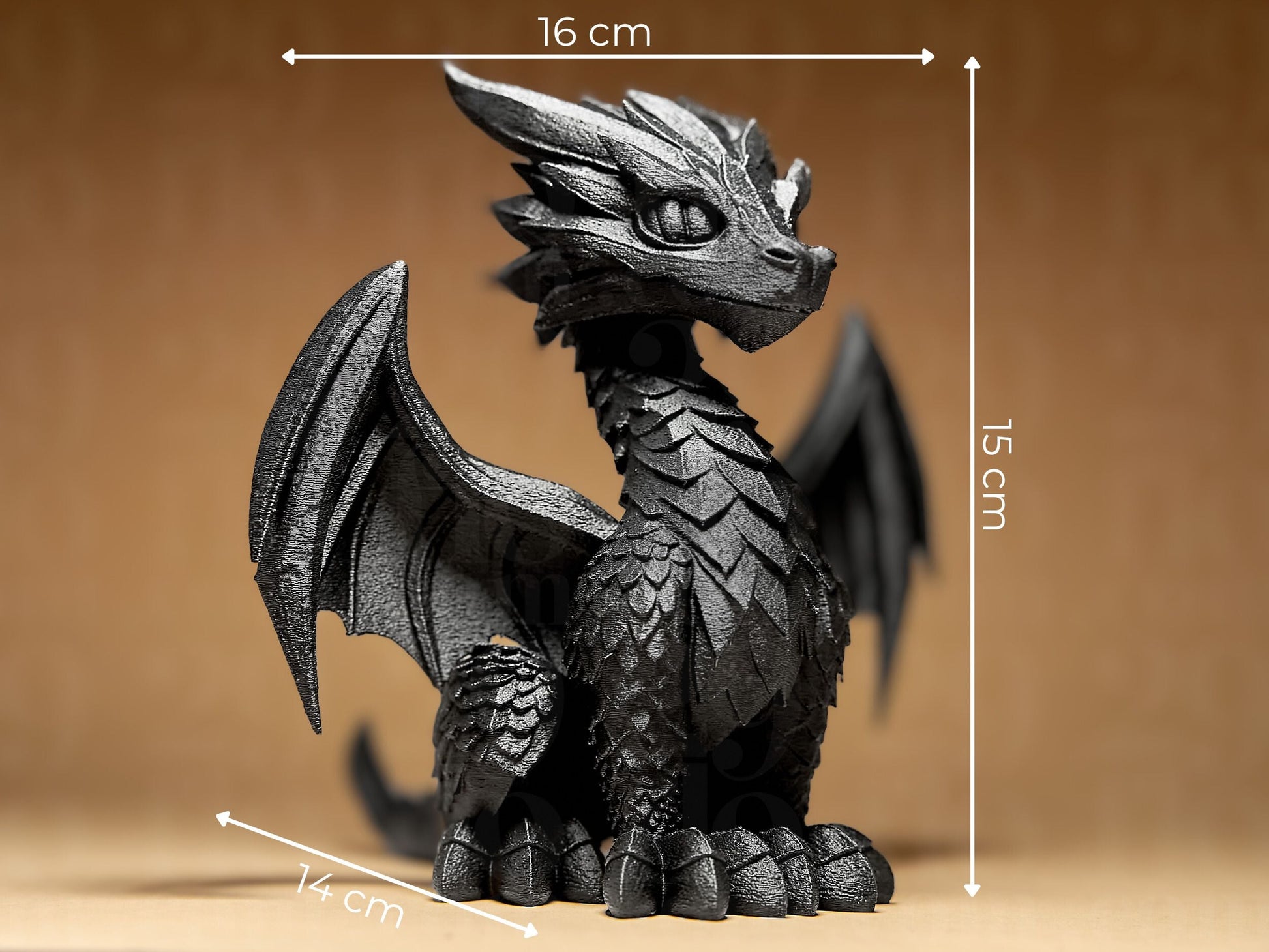 Upright Sitting Dragon - Dragons Series - Shopthatapp.ca