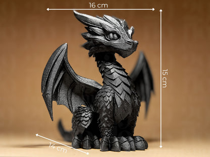 Upright Sitting Dragon - Dragons Series - Shopthatapp.ca