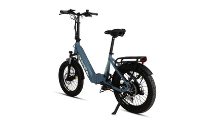 E-Vélo EUNORAU QUEBEC META20 1.0 electric bicycle with sleek frame and handlebar controls, ready for urban riding.