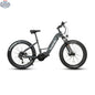 E-Vélo EUNORAU QUEBEC FAT-HD 2.0 Hunter X7 electric bicycle with rugged tires and sleek frame for versatile outdoor riding.