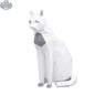DIY cat origami kit by Sofs Lifestyle featuring a 3D sitting cat paper model craft with detailed folded paper design.