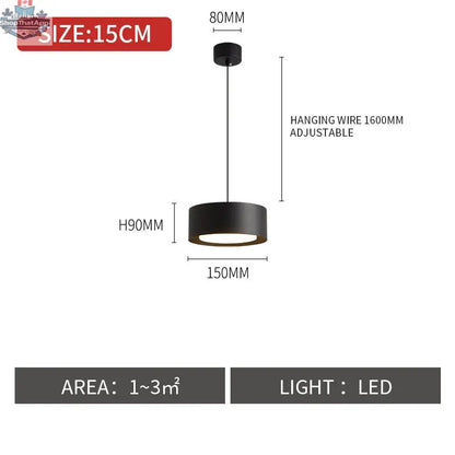 Nordic Creative Bedroom Bedside Single Head Small Chandelier - Shopthatapp.ca