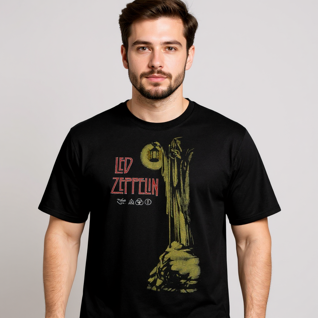 Led Zeppelin Stairway to Heaven Black T-Shirt - Www.Shopthatapp.ca