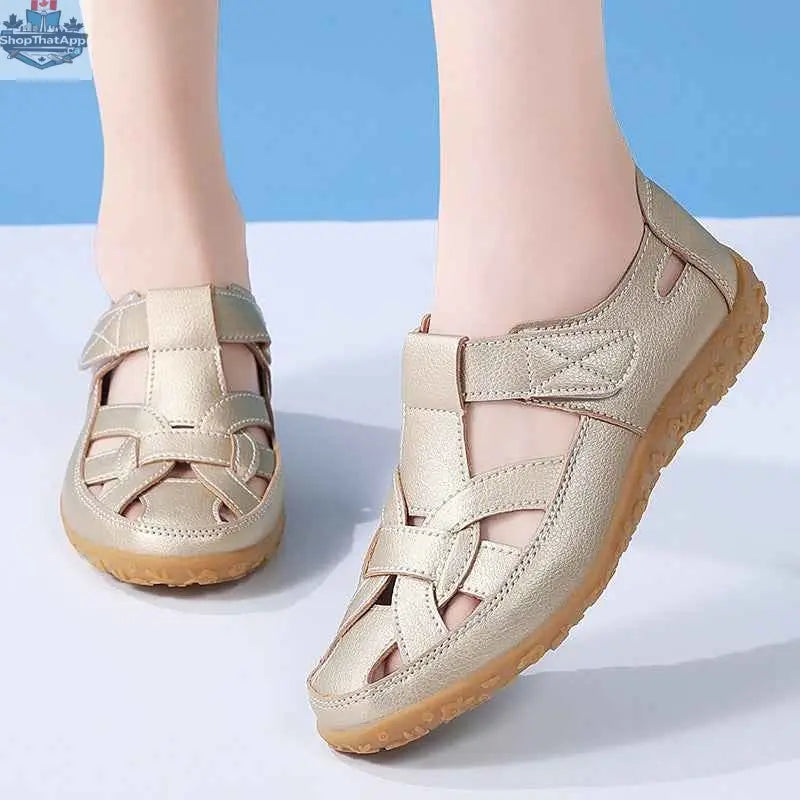 Beach Hollowed Fashion Flat Sandals - Shopthatapp.ca