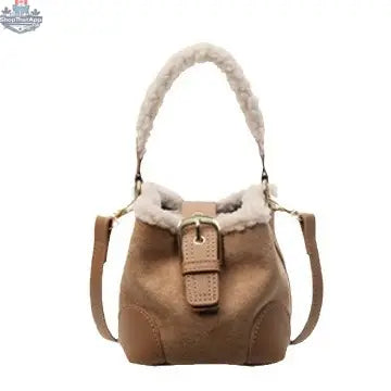 Crossbody Bags Women Shoulder Bag Casual Retro Plush Bag Versatile Plush Designer Bags Purse And Handbags Female Bags - Shopthatapp.ca