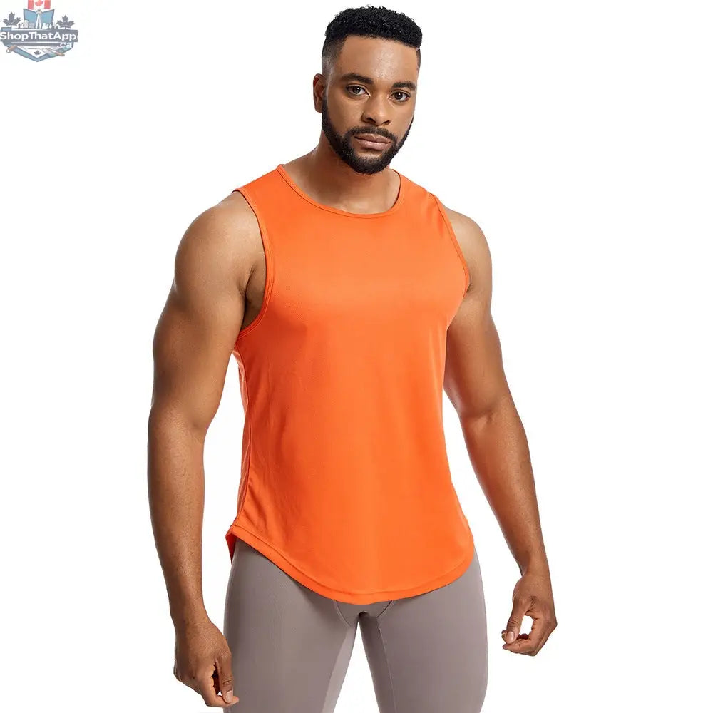 Men's Quick-Drying Sports Vest Fitness Apparel - Shopthatapp.ca