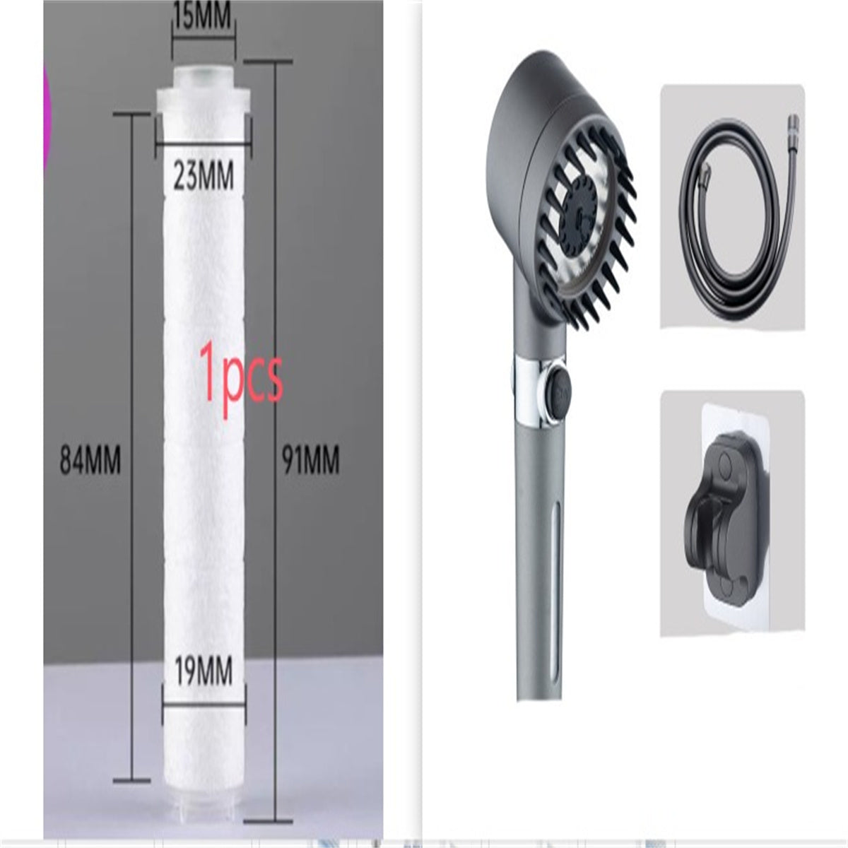 3 Modes High Pressure Shower Head for a Luxurious Shower Experience - Shopthatapp.ca
