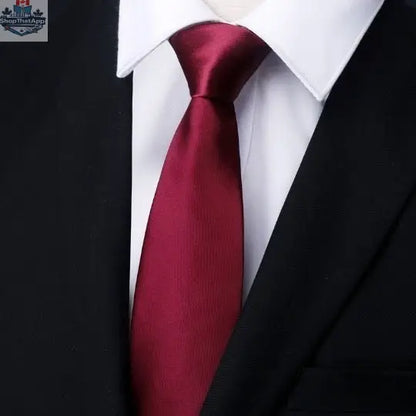 Mens Business Formal Zipper Tie With Blue Stripes - Shopthatapp.ca