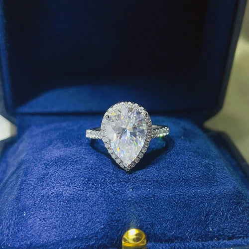 2 Carat Moissanite Ring in 925 Sterling Silver - Shopthatapp.ca