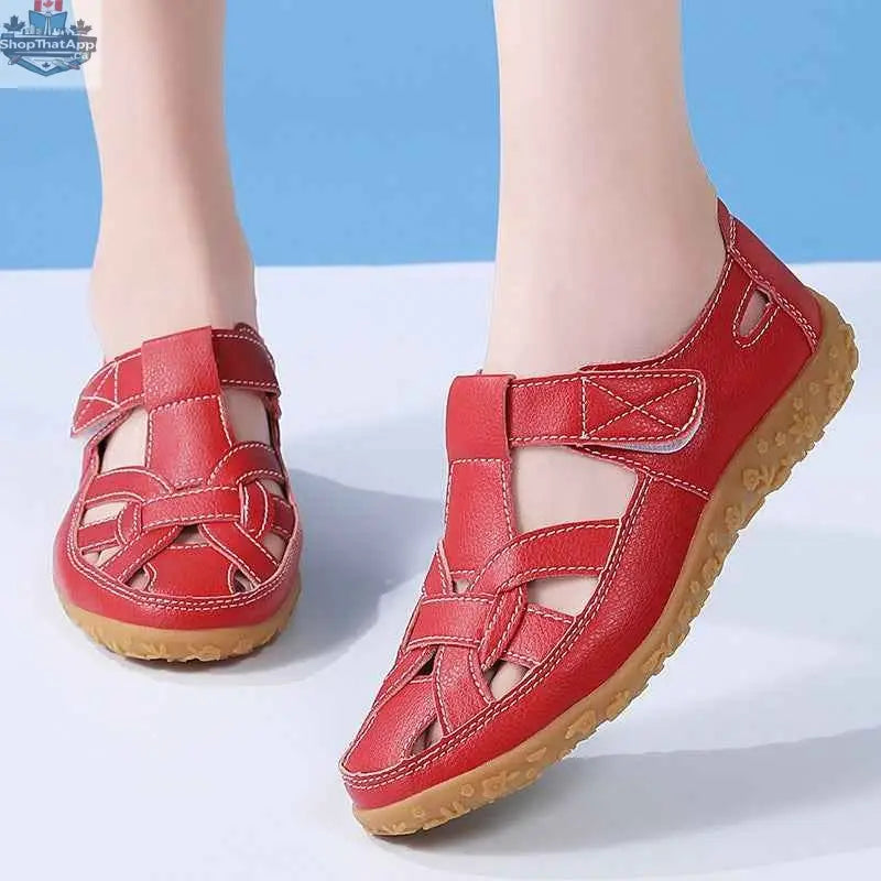 Beach Hollowed Fashion Flat Sandals - Shopthatapp.ca