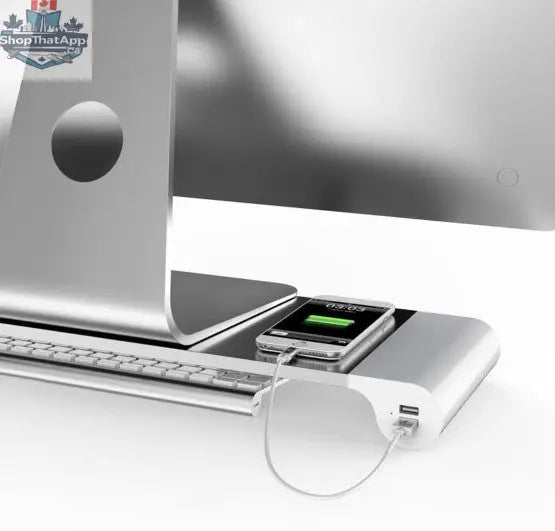 Aluminum Laptop Stand for Desktop Monitor Support - Shopthatapp.ca