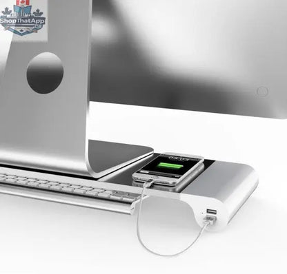 Aluminum Laptop Stand for Desktop Monitor Support - Shopthatapp.ca