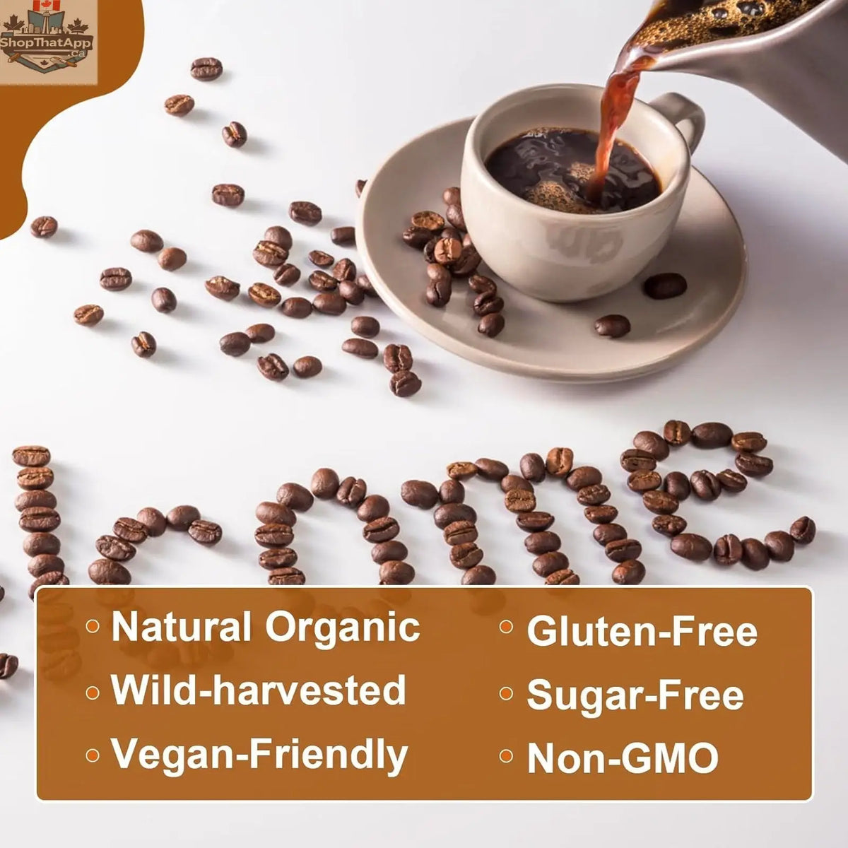 Mushroom Coffee Powder - Shopthatapp.ca
