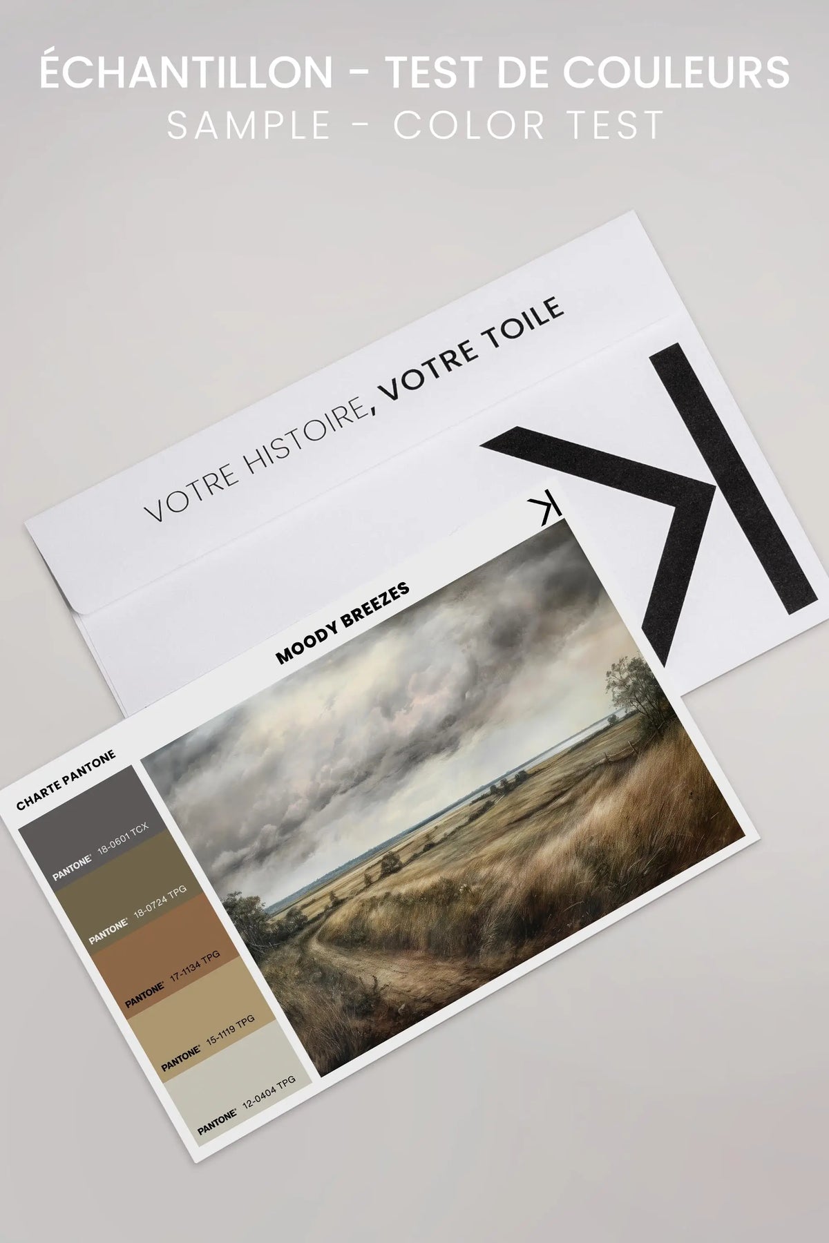 MOODY BREEZES Artwork - Oeuvre sur toile étiré - Shopthatapp.ca