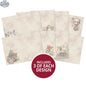 Elegant clockwork-themed paper and cardstock card inserts by Ecstasy Crafts for luxury gifting and creative craft projects.