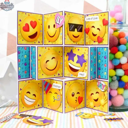 Ecstasy Crafts Digital Designs paper pad with colorful 8x8 inch premium cardstock sheets for crafting and creative projects.