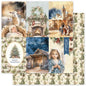 12x12 Joy to the World paper by Ecstasy Crafts, festive design cardstock for creative projects, shown in a bulk pack.