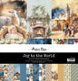 Ecstasy Crafts Joy to the World 12x12 scrapbook paper collection featuring festive holiday designs on paper and cardstock.