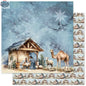 Ecstasy Crafts Joy to the World 12x12 scrapbook paper sheets, 12-pack, featuring festive holiday designs on cardstock material.