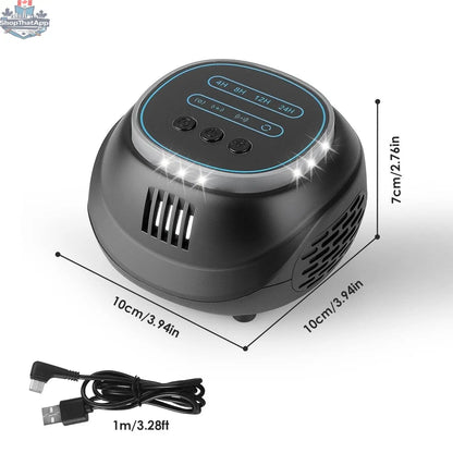 EX-STOCK Canada ultrasonic rodent repellent device with strobe light, 4 modes, covers 1292 sq ft for mice, rats, and squirrels.