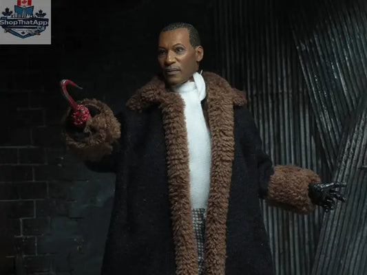 Toy Snowman Candyman action figure from NECA, detailed collectible toy with horror character features and iconic design.