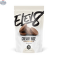 Elev8 Cream of Rice peanut butter cup flavor, front view showing packaging with a colorful label and product branding.