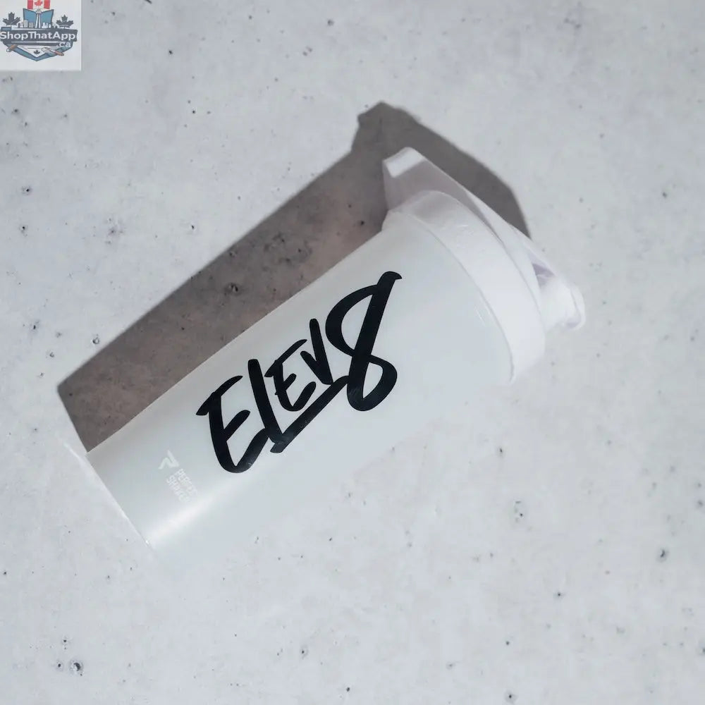 Elev8 Elev8 Activ shaker bottle for mixing drinks and staying hydrated, featuring a leak-proof lid and ergonomic design.