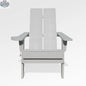 Enclover modern Adirondack folding chair with 2-panel design, featuring a stylish and comfortable outdoor seating option.