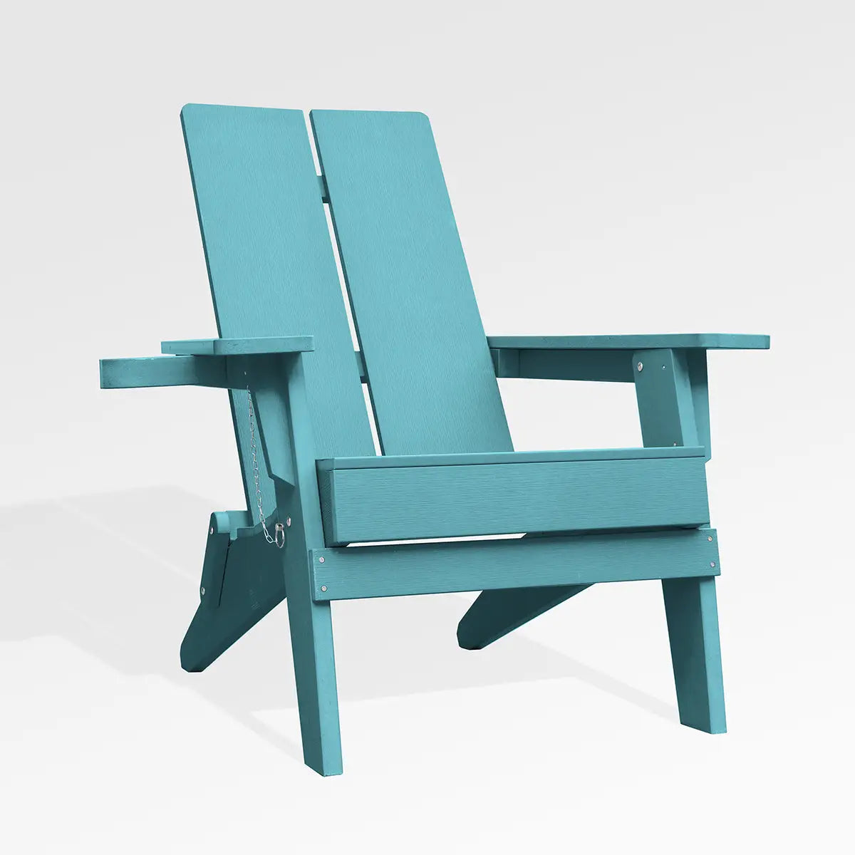 Enclover modern Adirondack folding chair with 2-panel design, showcasing a stylish and comfortable outdoor seating option.