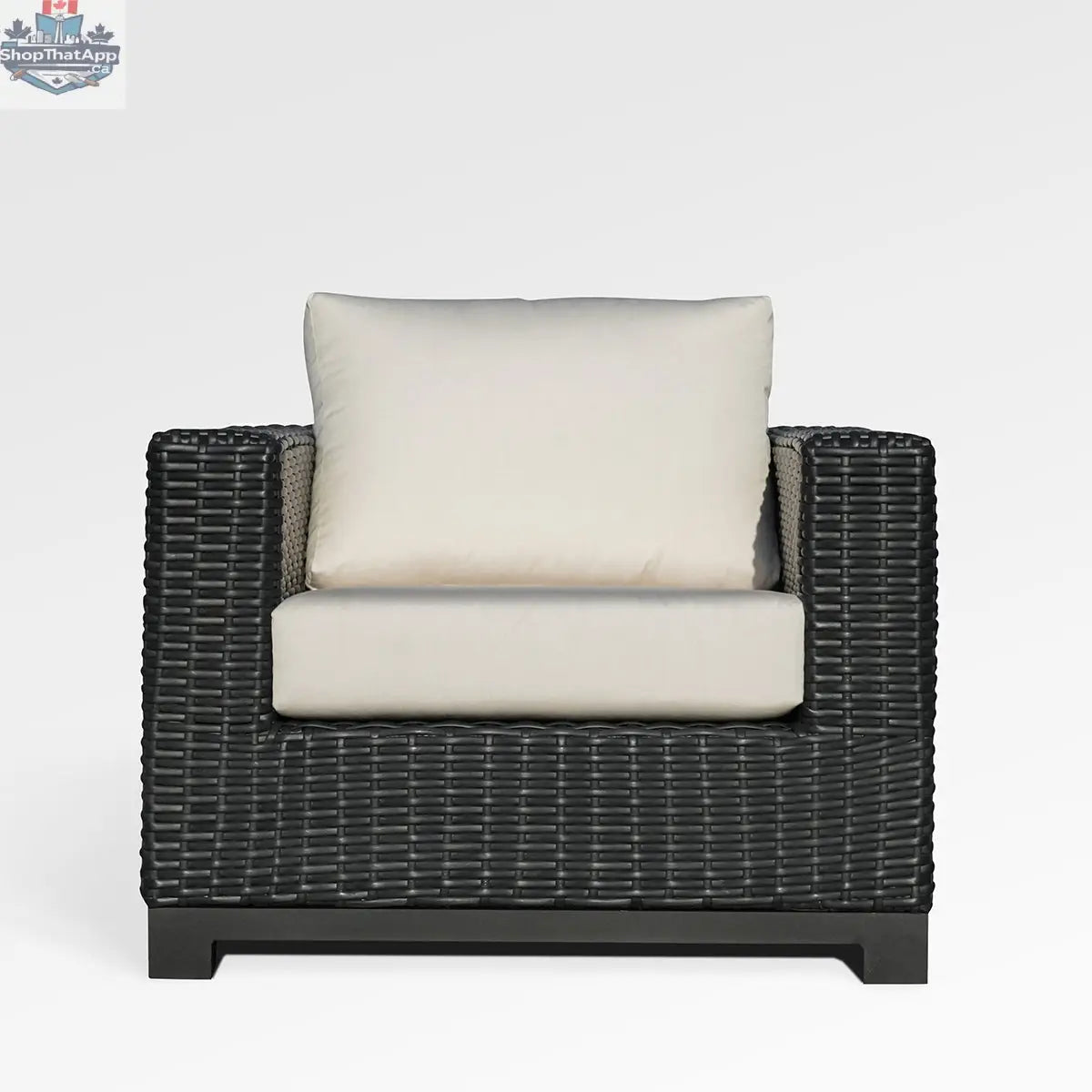 Enclover Trillium lounge chair with Sunbrella® cushions, featuring a modern design and comfortable seating.