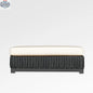 Enclover Trillium outdoor ottoman with Sunbrella cushion, stylish and durable for outdoor comfort and relaxation.