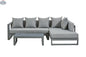 Enclover Oasis sectional sofa with modern design, featuring plush cushions and stylish fabric for contemporary living room comfort.
