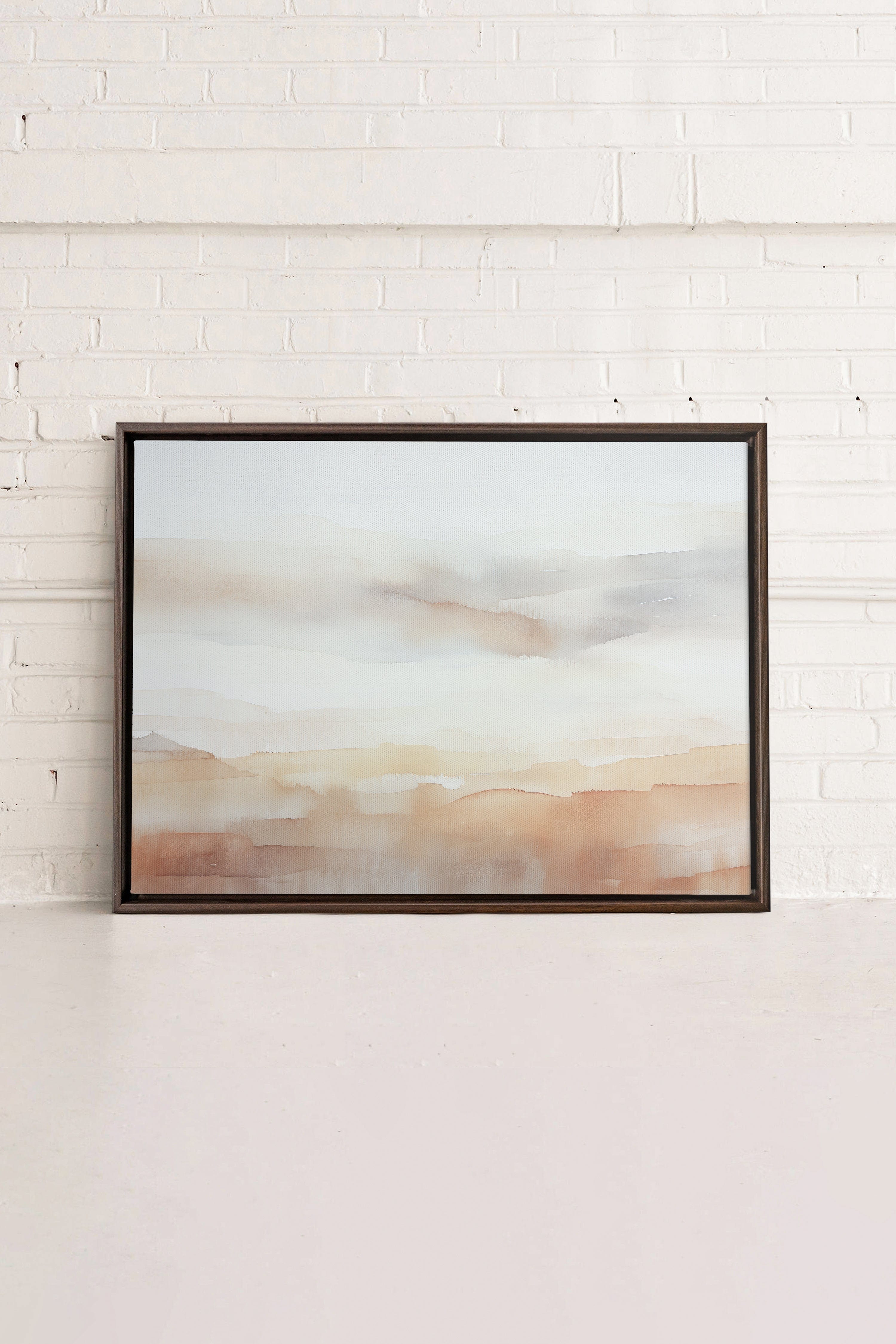 SUNSET STROKES Canvas Art - Oeuvre sur toile étiré