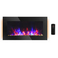 Marley 36" Thin Freestanding/Wall Mounted Electric Fireplace Heater with Eco Mode - Shopthatapp.ca