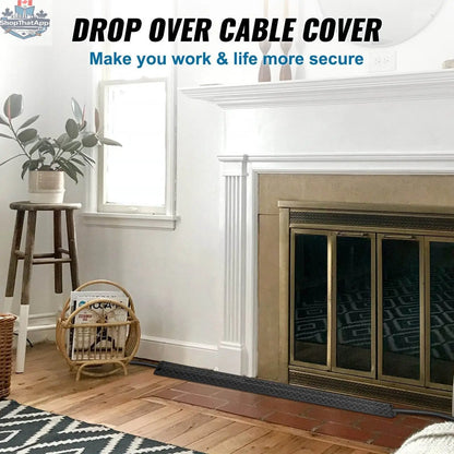 39-inch speed bump hose protector ramp by EX-STOCK Canada for cable and cord coverage, supports up to 2000 lbs.