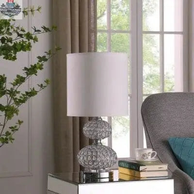 Elegant 24 Mod Crystal Retro Table Lamp by EX-STOCK Canada, featuring a stylish design perfect for sophisticated home decor.