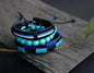 Three 3D gold plated PiXiu bracelets from EX-STOCK Canada in a punk retro set, featuring intricate designs and adjustable fittings.