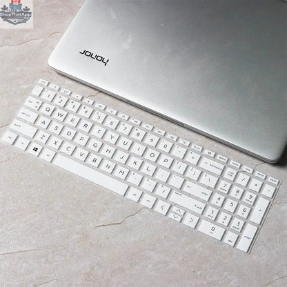 15.6-inch laptop keyboard protector for Eg0010tx, clear protective film by EX-STOCK Canada, fits keyboard layout.
