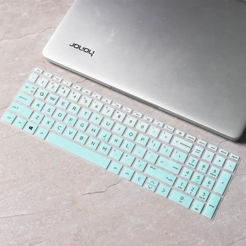 15.6-inch laptop keyboard protector for Eg0010tx, clear protective film by EX-STOCK Canada, covers keyboard for protection.