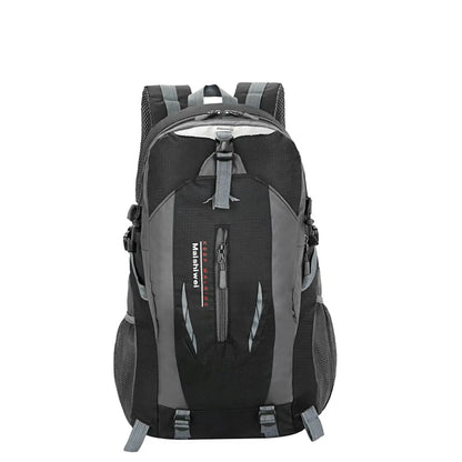 Waterproof 36L outdoor backpack knapsack by EX-STOCK Canada with adjustable straps and multiple compartments, designed for travel.