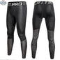 Men's training sportswear set by EX-STOCK Canada, including a moisture-wicking workout top and matching athletic shorts.