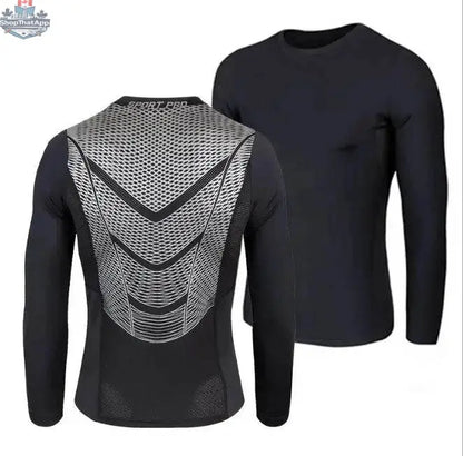 Men's EX-STOCK Canada training sportswear set with workout tops and shorts for active performance and exercise.