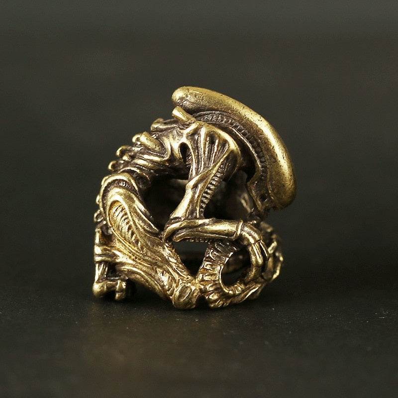 1 Pc Exquisite Antique Brass Chinese God Of Wealth Ornament - Attracts Abundance And Good Fortune With Powerful Fengshui Energy, Hand-Sculpted For Harmonious Balance - Ideal For Home, Office, Or Deskt